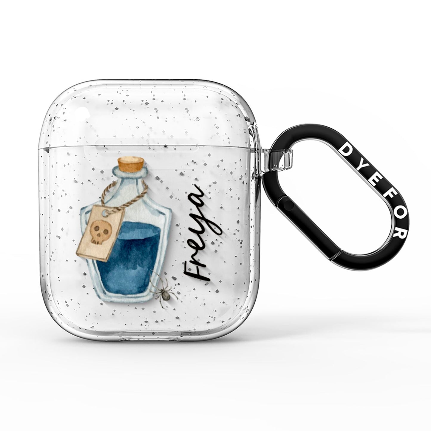 Blue Halloween Potion AirPods Glitter Case