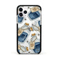 Blue Halloween Potion Apple iPhone 11 Pro in Silver with Black Impact Case