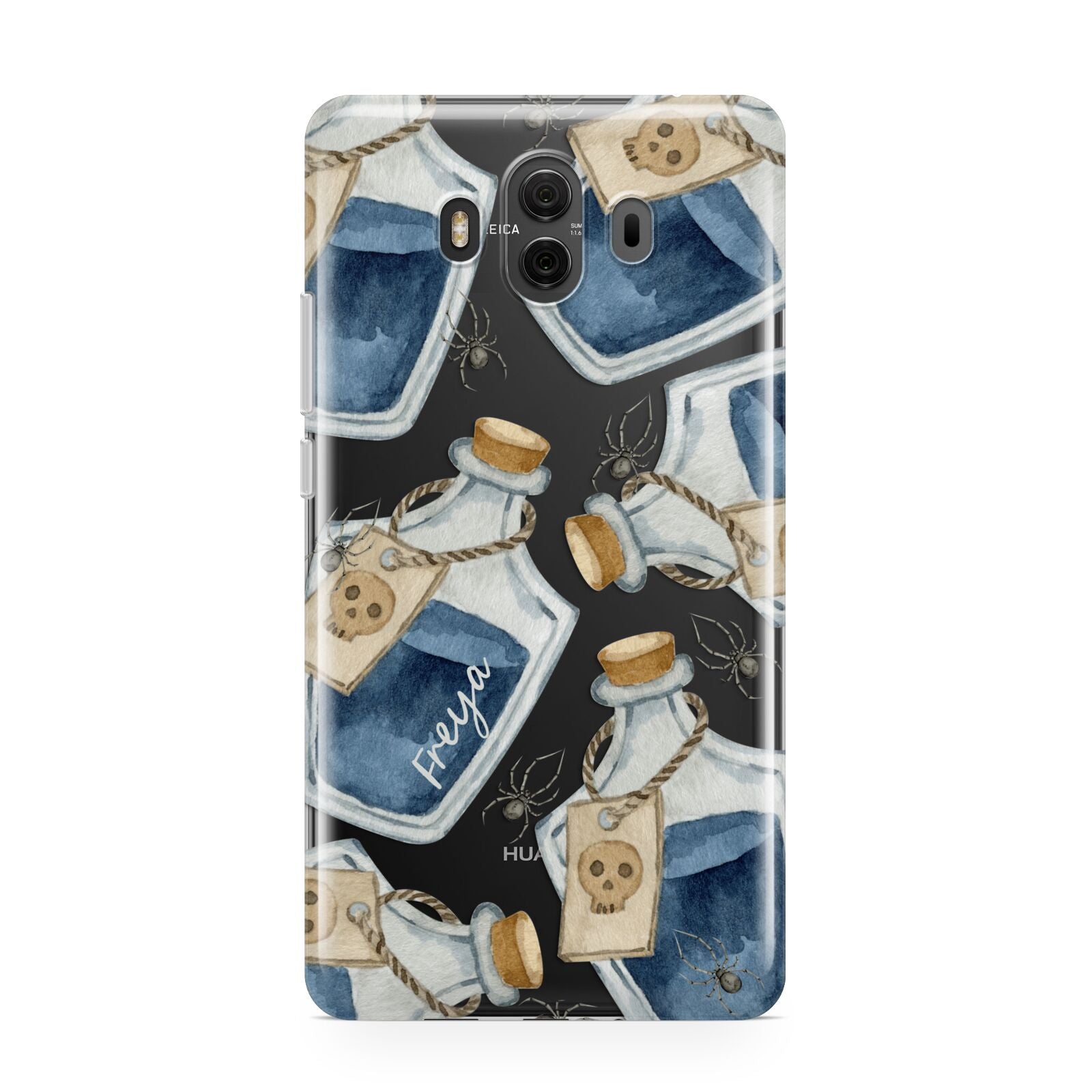 Blue Halloween Potion Huawei Mate 10 Protective Phone Case