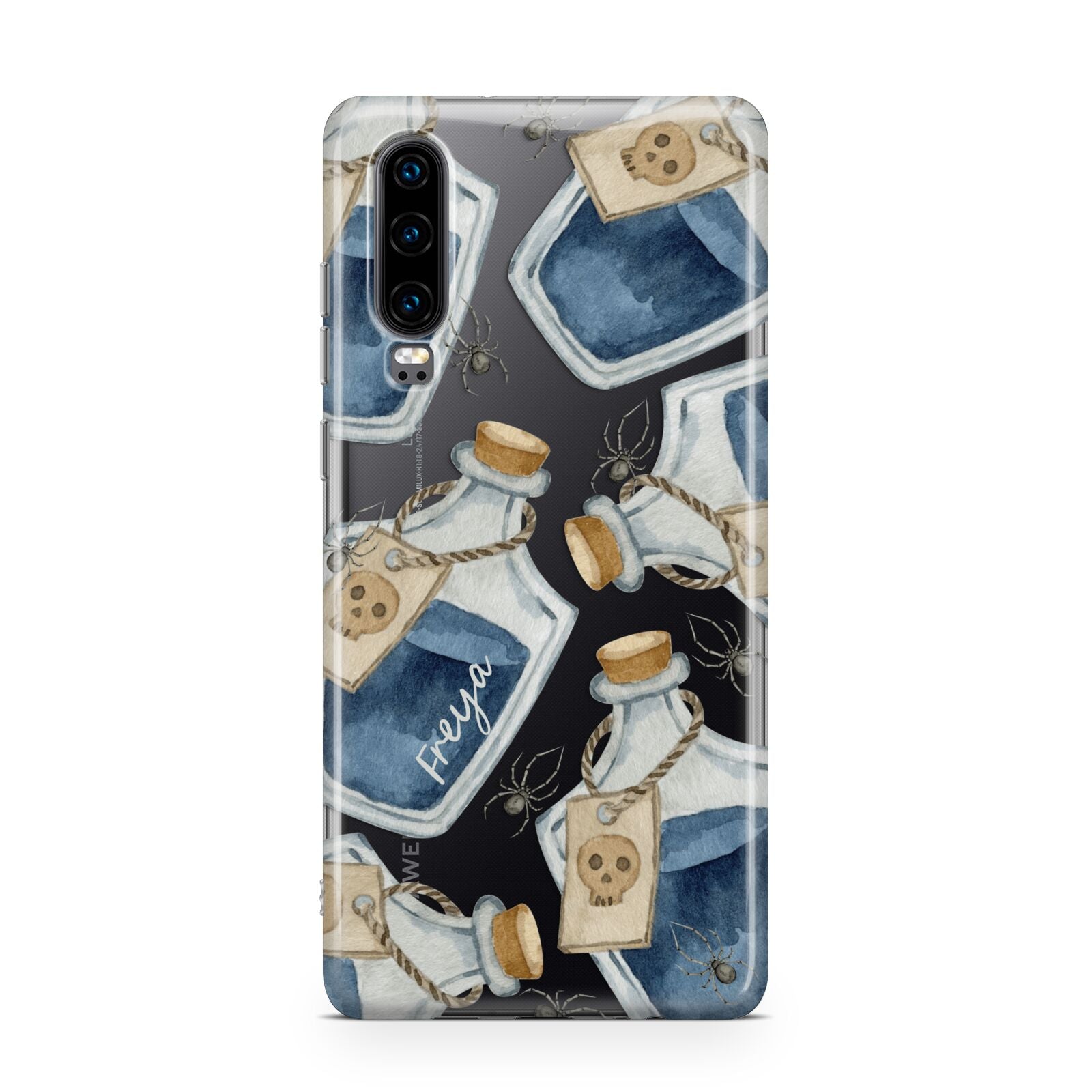 Blue Halloween Potion Huawei P30 Phone Case