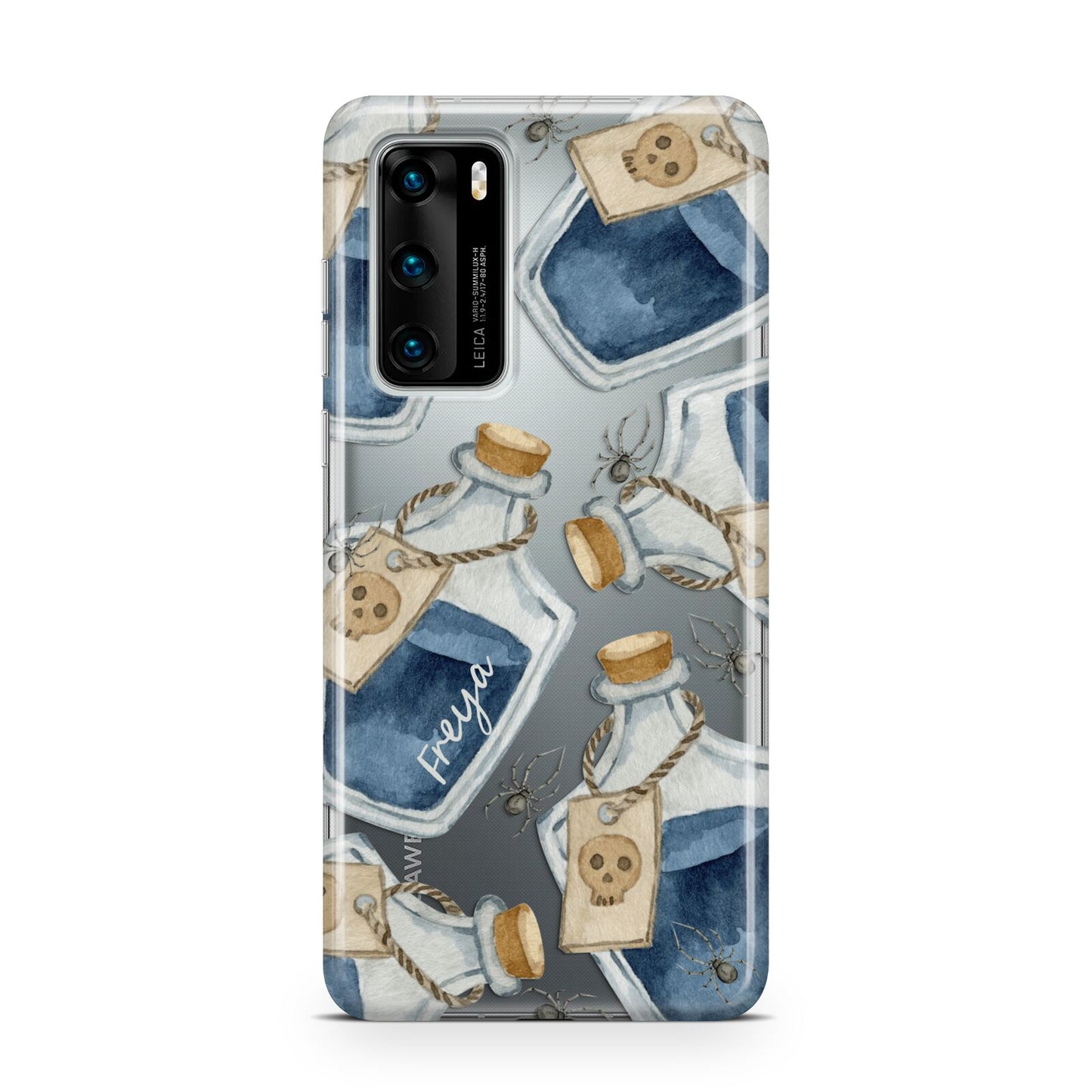 Blue Halloween Potion Huawei P40 Phone Case