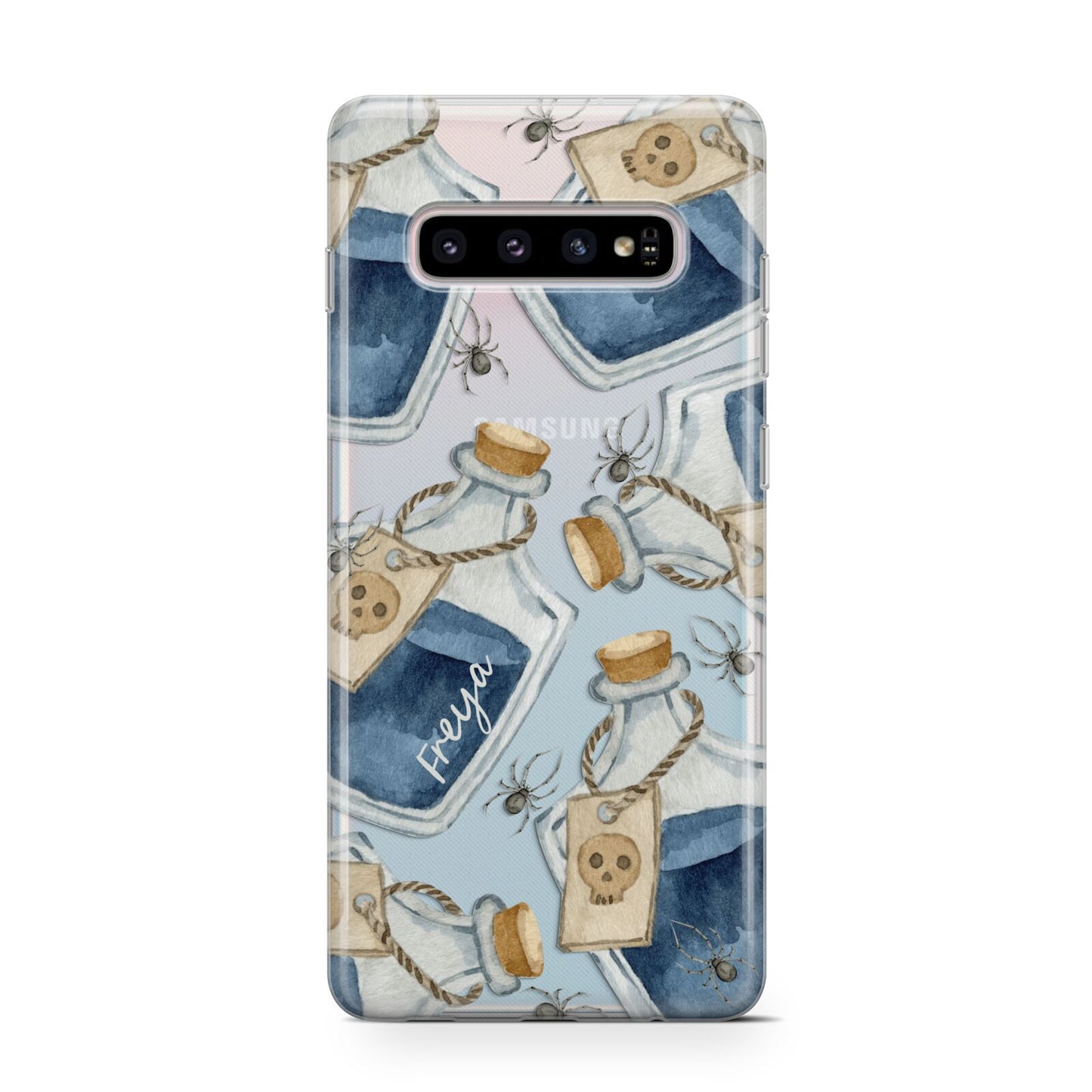 Blue Halloween Potion Protective Samsung Galaxy Case