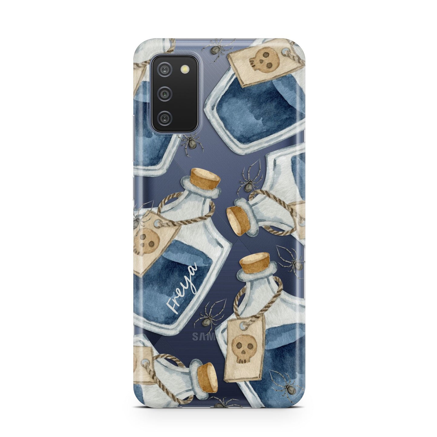 Blue Halloween Potion Samsung A02s Case