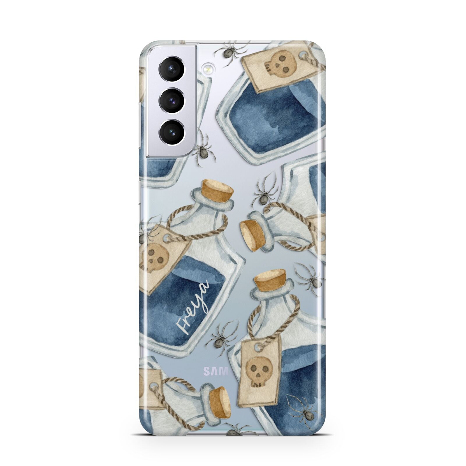 Blue Halloween Potion Samsung S21 Plus Case