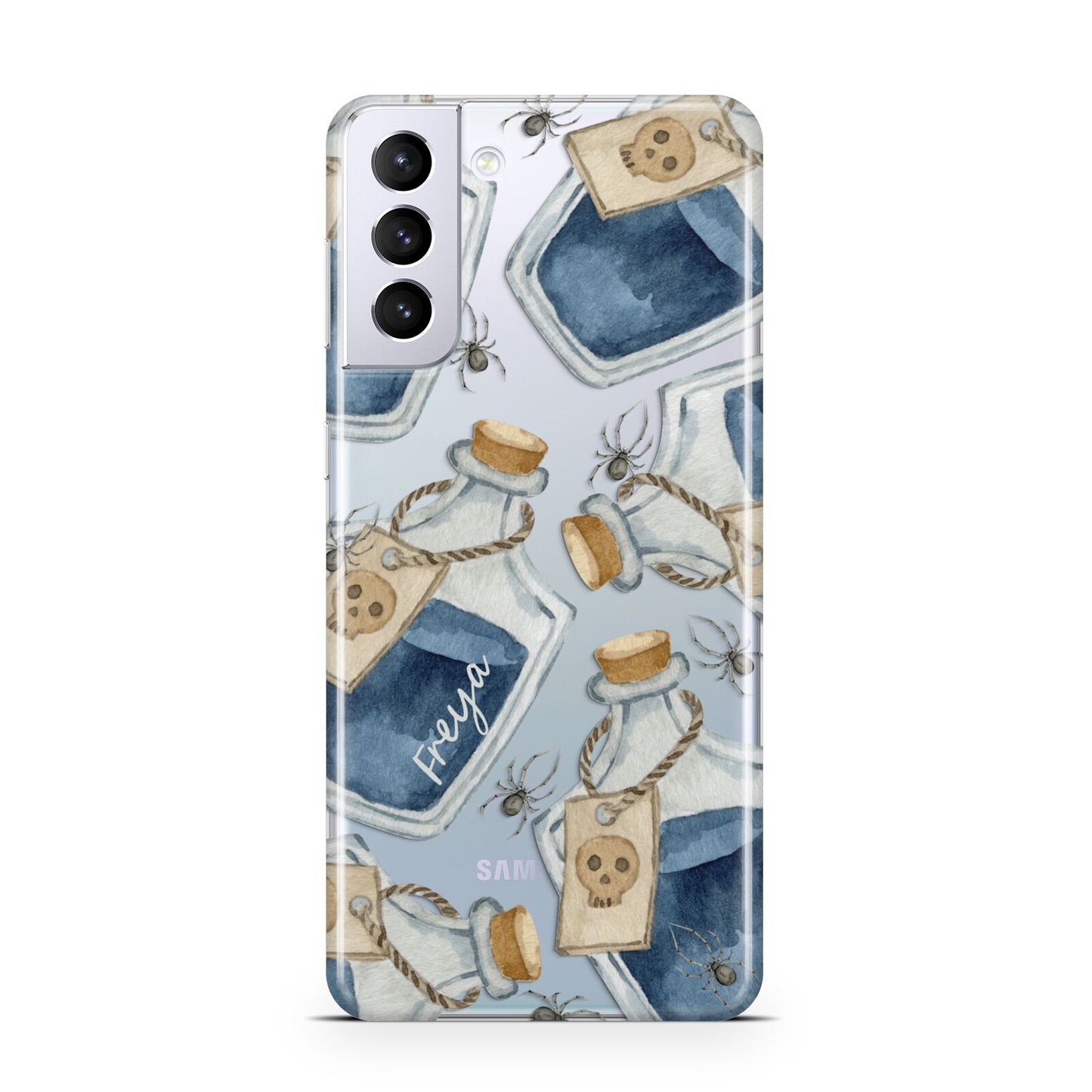 Blue Halloween Potion Samsung S21 Plus Phone Case