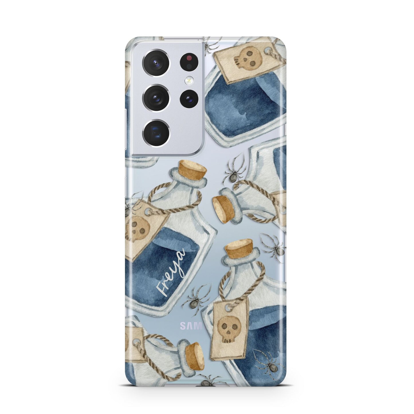 Blue Halloween Potion Samsung S21 Ultra Case