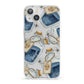 Blue Halloween Potion iPhone 13 Clear Bumper Case