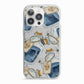 Blue Halloween Potion iPhone 13 Pro TPU Impact Case with White Edges