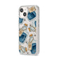 Blue Halloween Potion iPhone 14 Clear Tough Case Starlight Angled Image