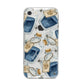 Blue Halloween Potion iPhone 8 Bumper Case on Silver iPhone