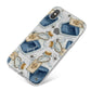 Blue Halloween Potion iPhone X Bumper Case on Silver iPhone