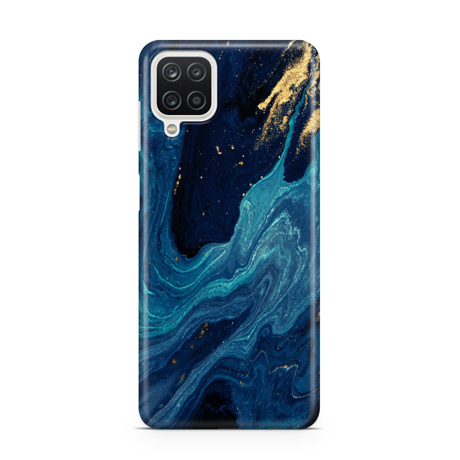 Blue Lagoon Marble Samsung A12 Case