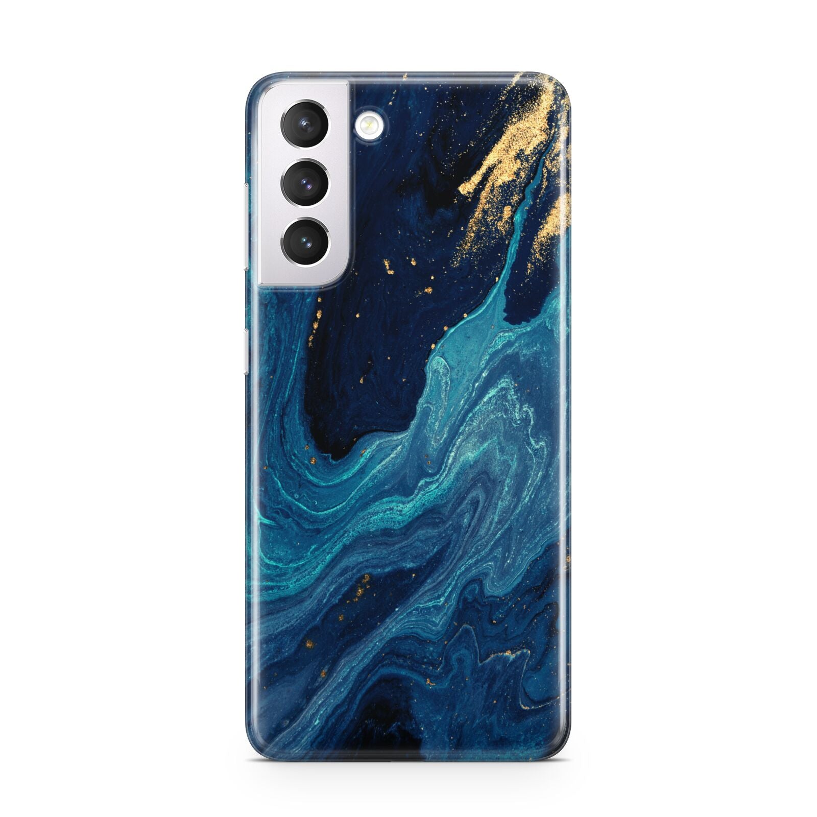 Blue Lagoon Marble Samsung S21 Case