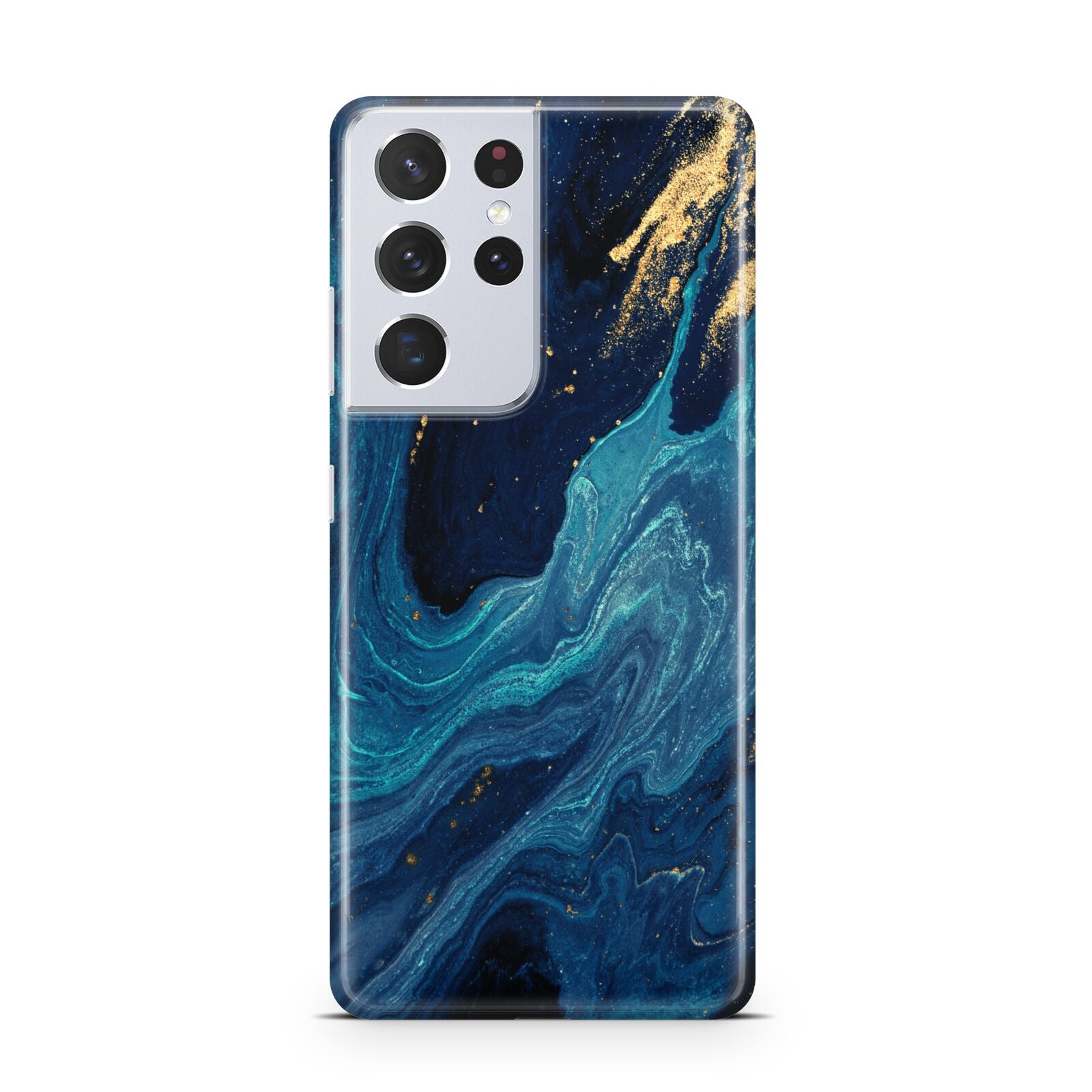 Blue Lagoon Marble Samsung S21 Ultra Case