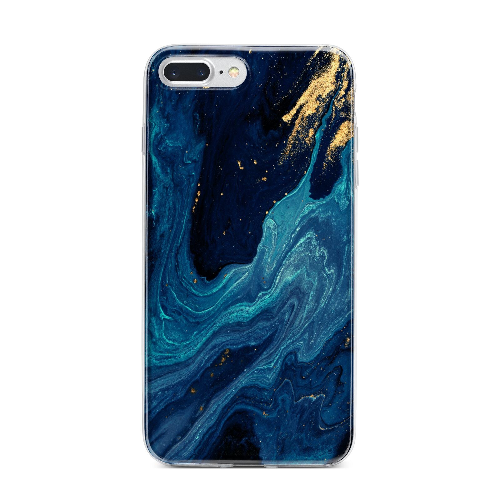 Blue Lagoon Marble iPhone Case Dyefor