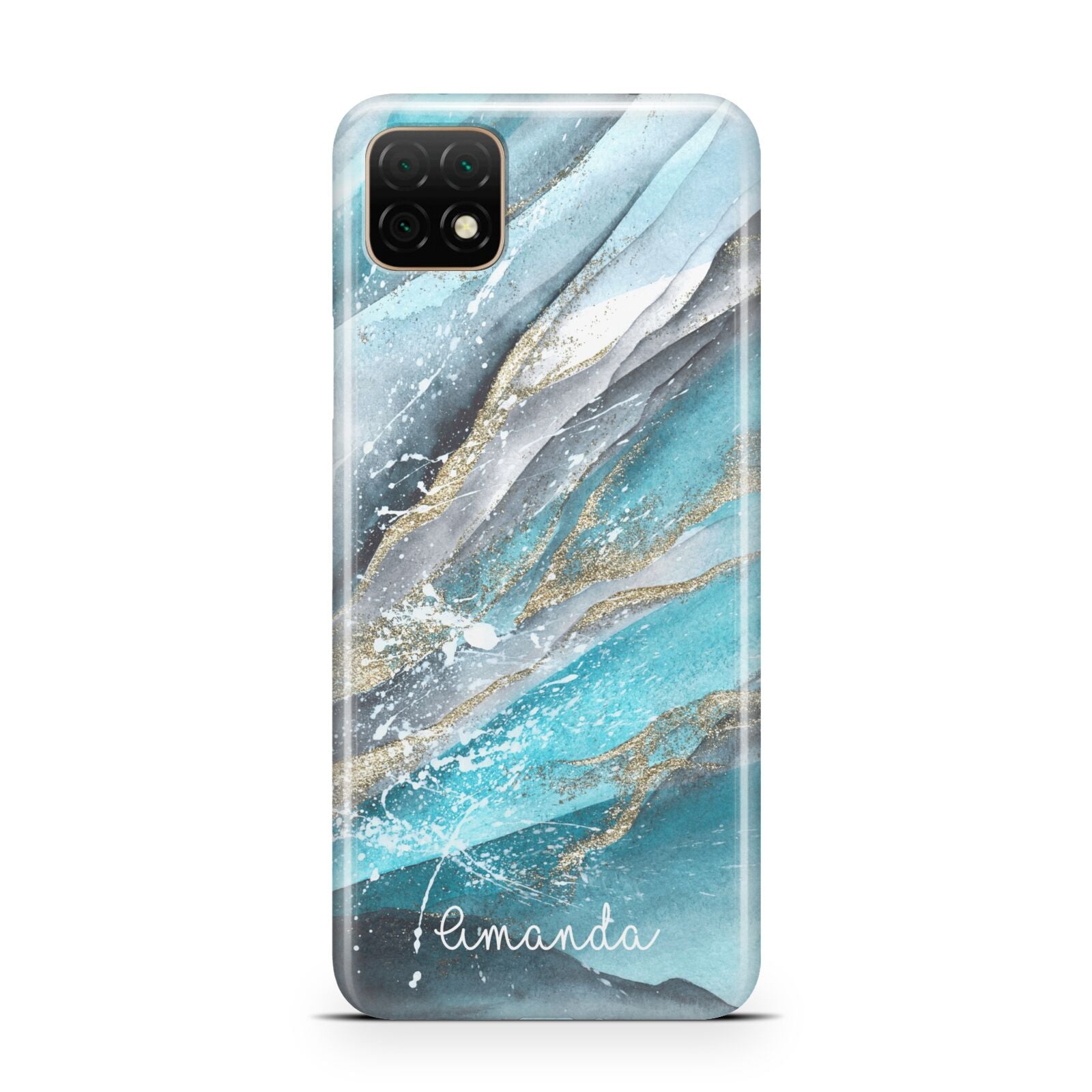 Blue Marble Custom Name Huawei Enjoy 20 Phone Case