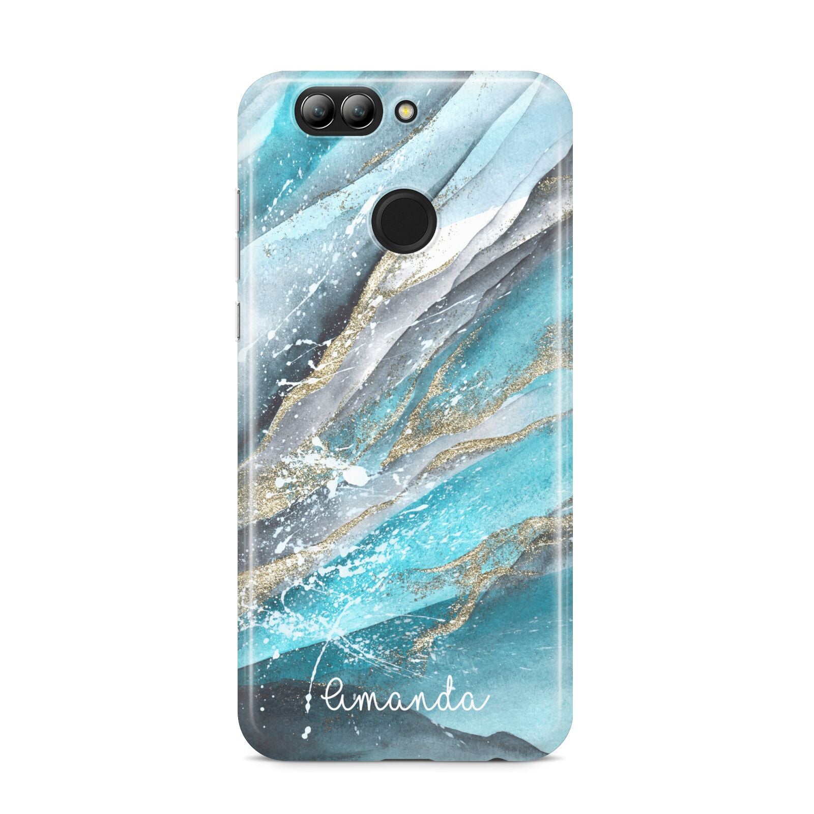 Blue Marble Custom Name Huawei Nova 2s Phone Case