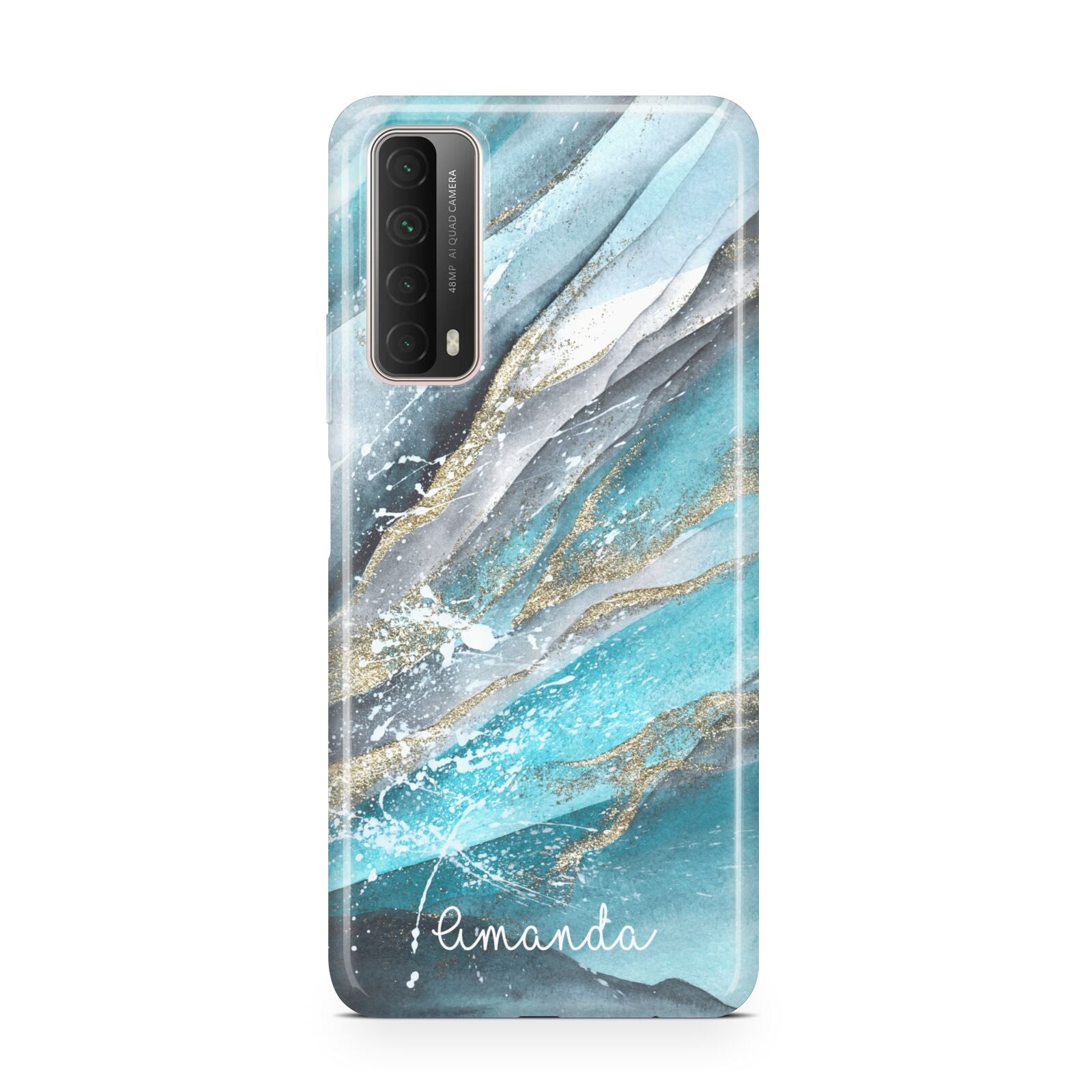 Blue Marble Custom Name Huawei P Smart 2021