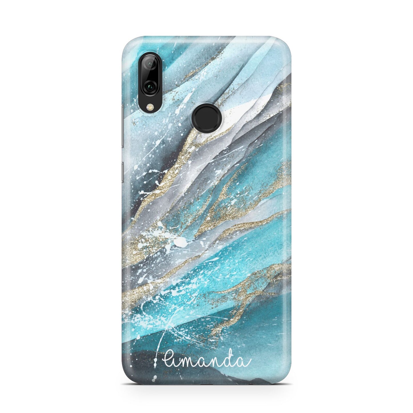 Blue Marble Custom Name Huawei Y7 2019