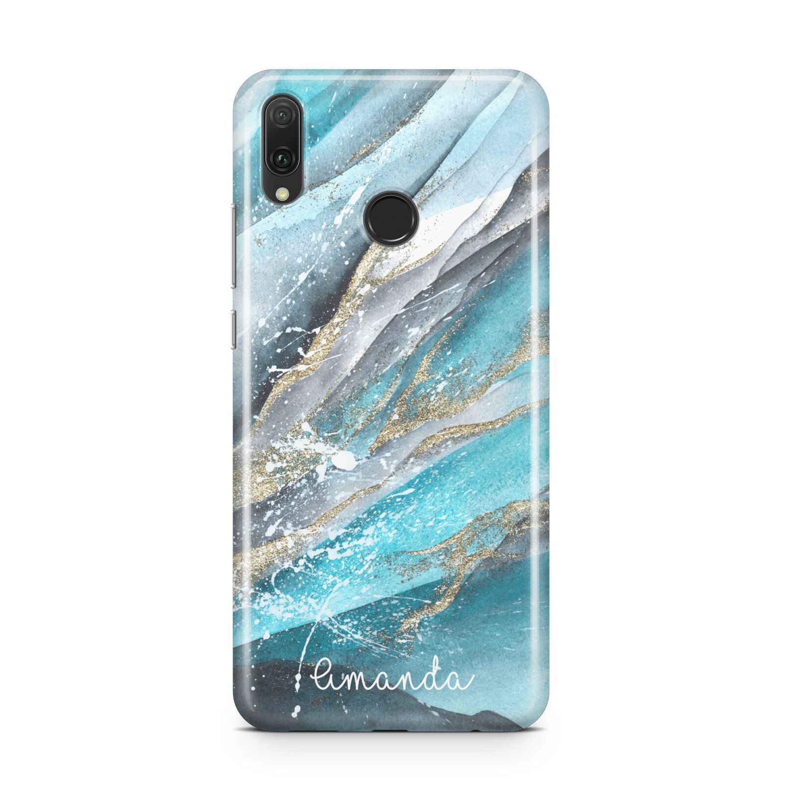 Blue Marble Custom Name Huawei Y9 2019