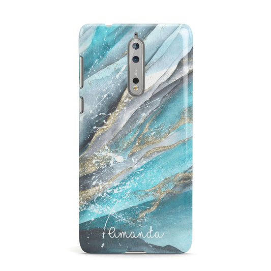 Blue Marble Custom Name Nokia Case