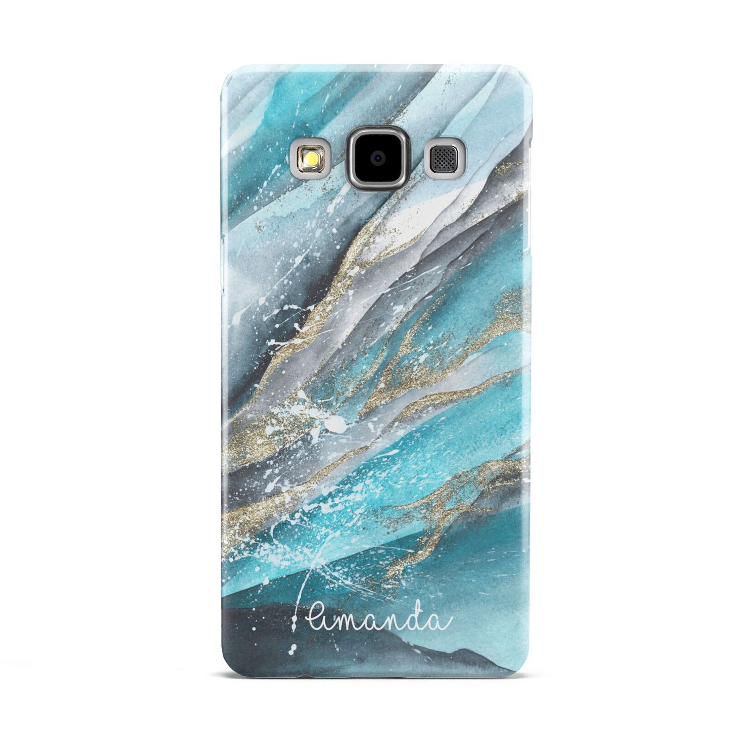 Blue Marble Custom Name Samsung Galaxy A5 Case