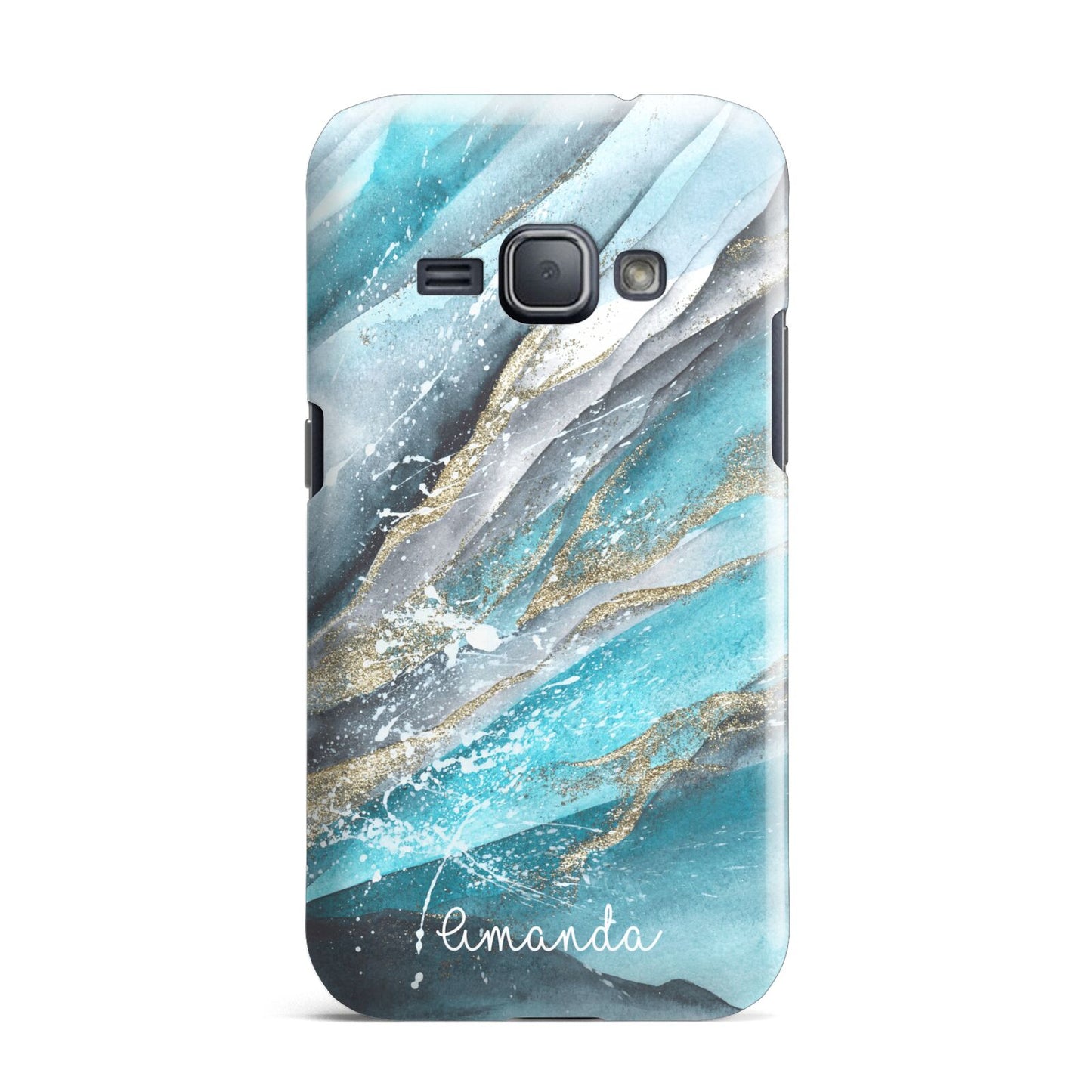 Blue Marble Custom Name Samsung Galaxy J1 2016 Case