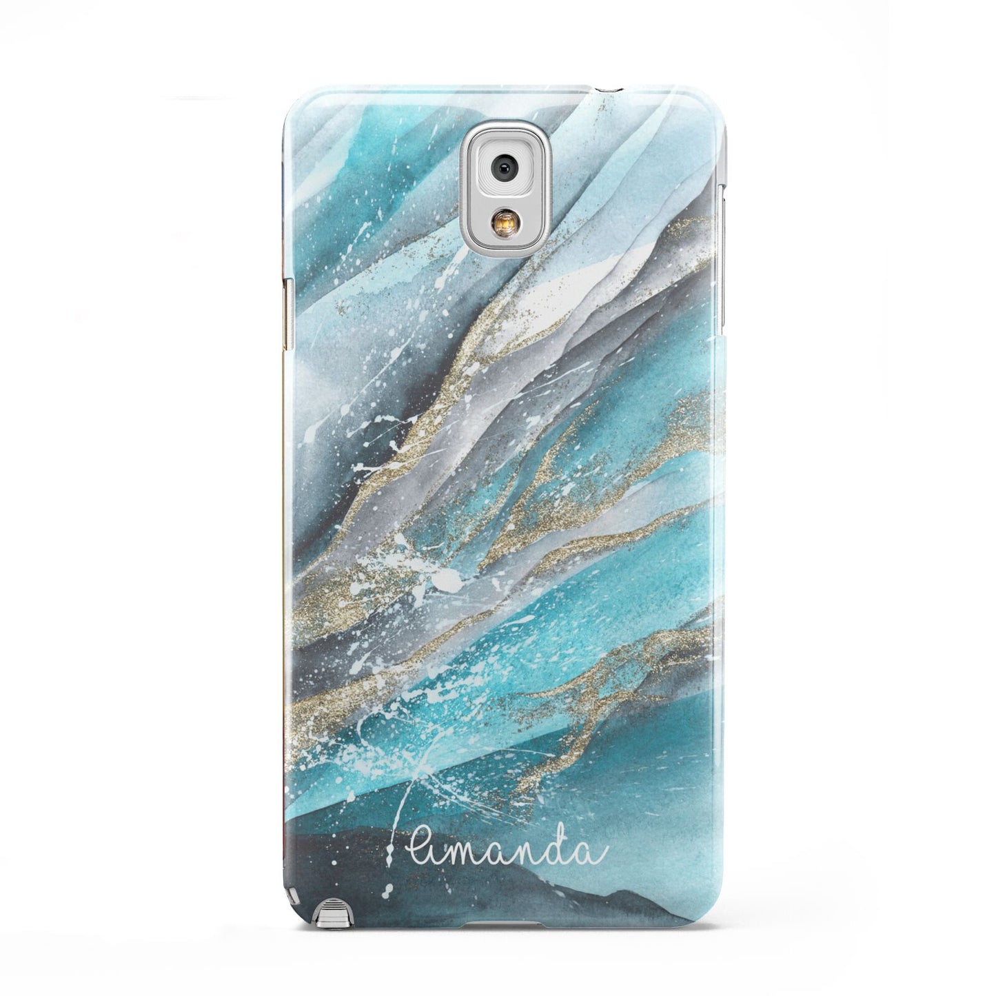 Blue Marble Custom Name Samsung Galaxy Note 3 Case