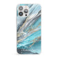 Blue Marble Custom Name iPhone 13 Pro Max Clear Bumper Case