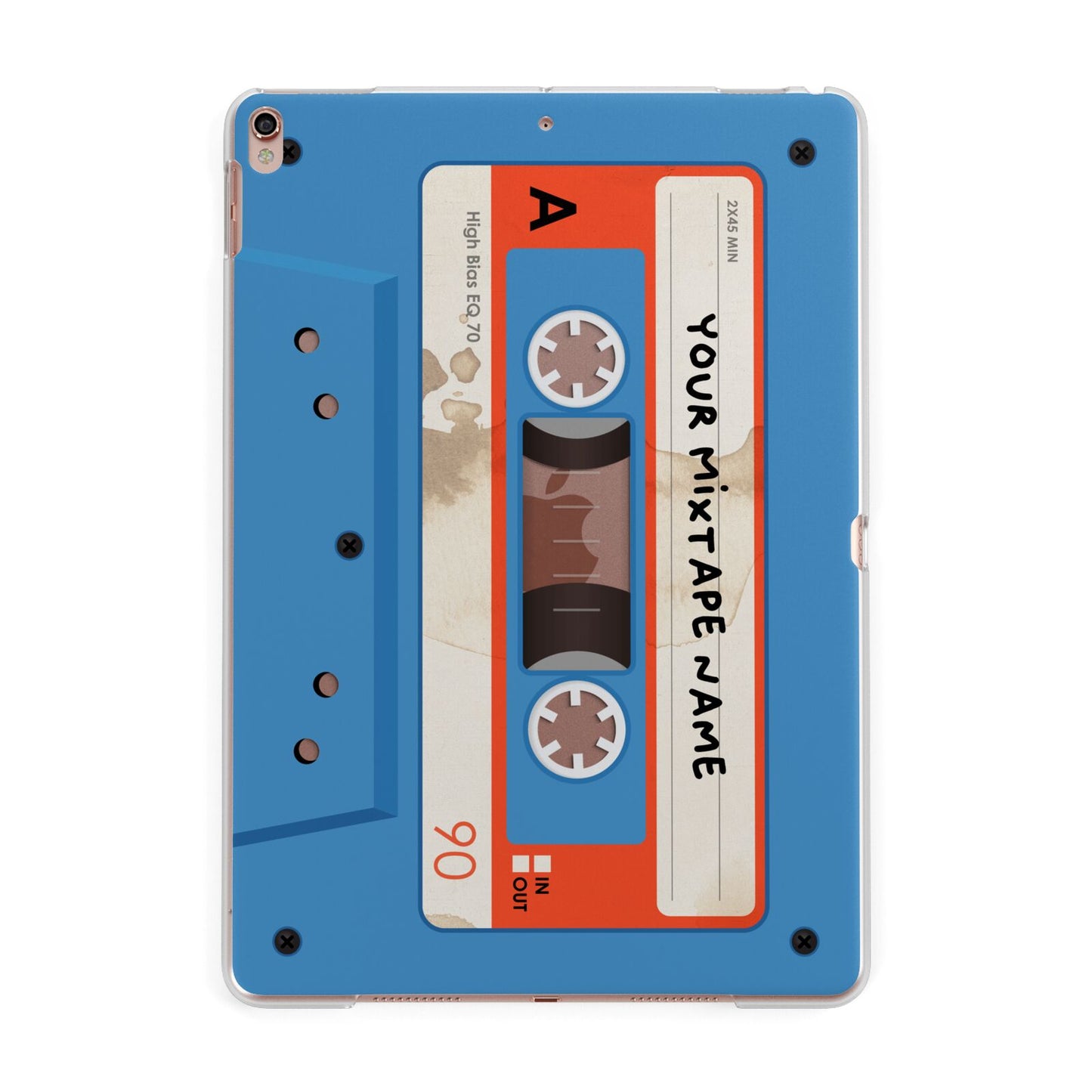 Blue Mixtape Custom Apple iPad Rose Gold Case