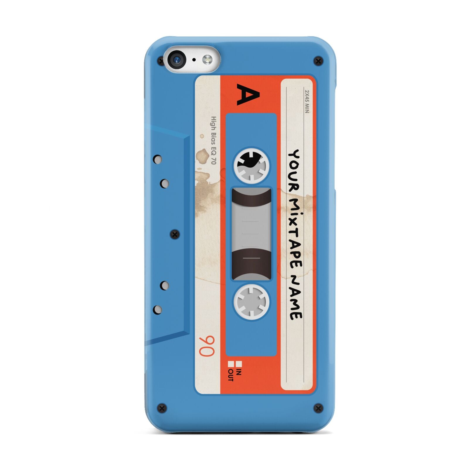 Blue Mixtape Custom Apple iPhone 5c Case