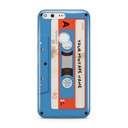 Blue Mixtape Custom Google Pixel Case