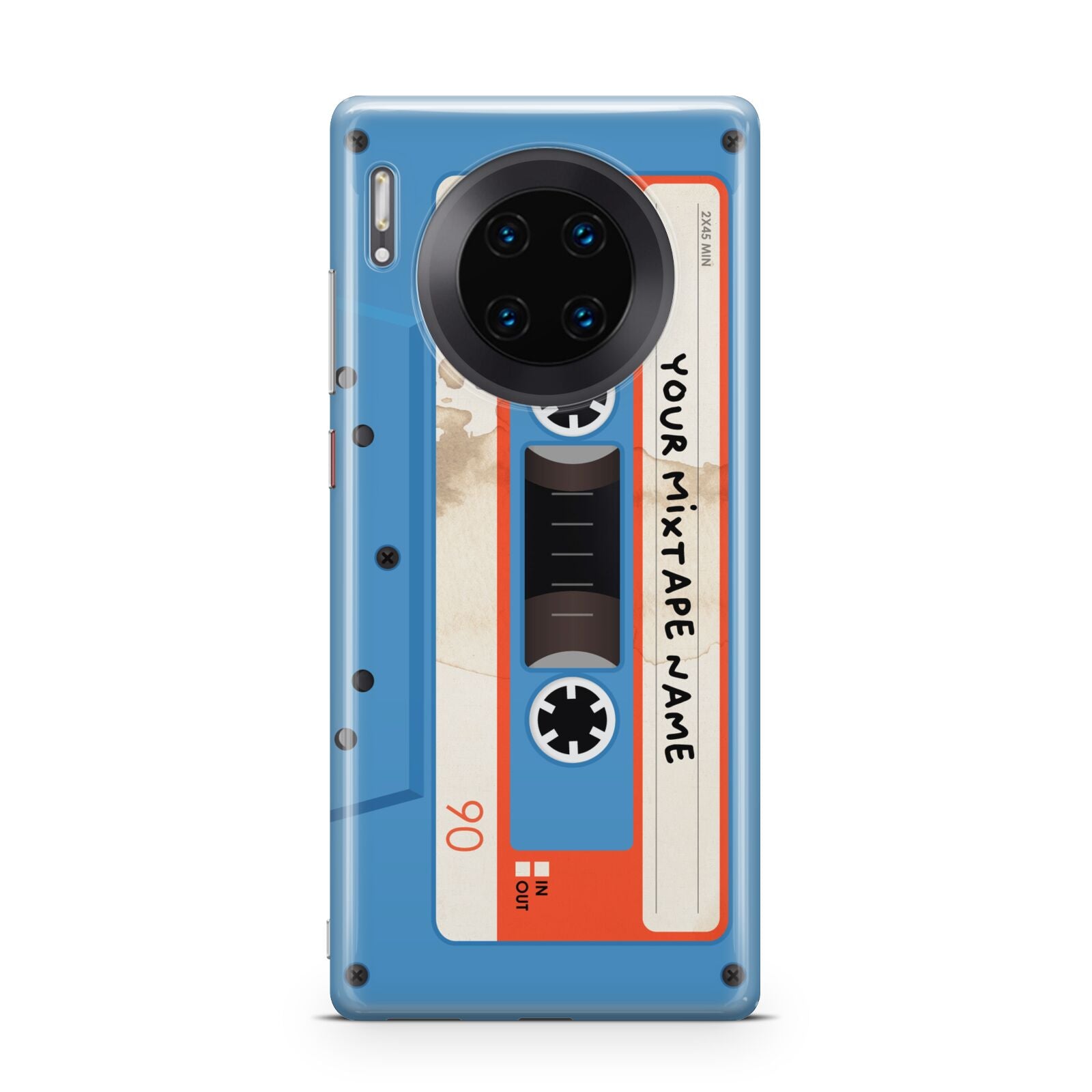 Blue Mixtape Custom Huawei Mate 30 Pro Phone Case