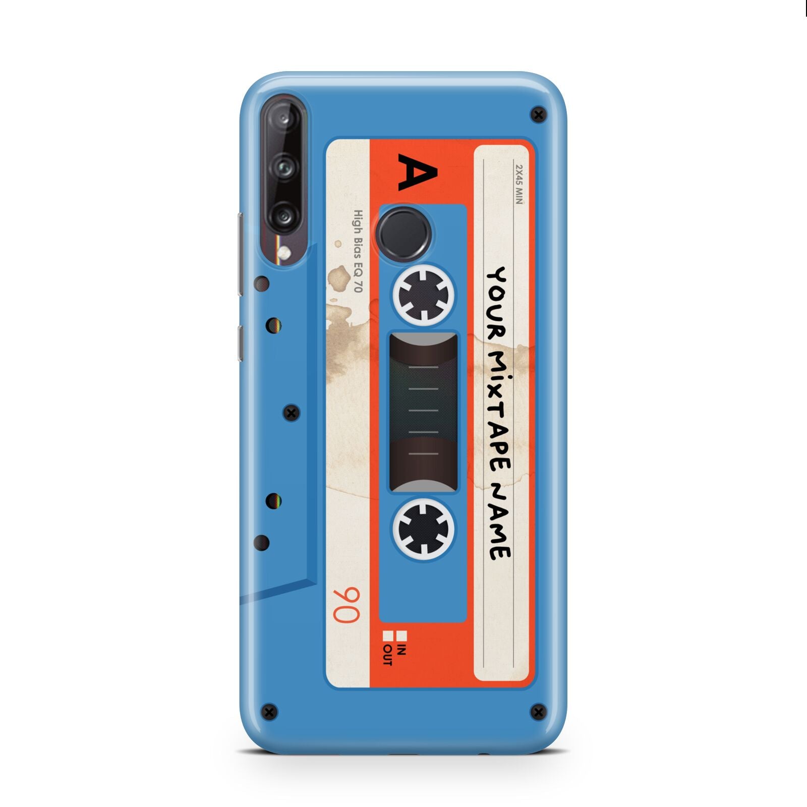 Blue Mixtape Custom Huawei P40 Lite E Phone Case