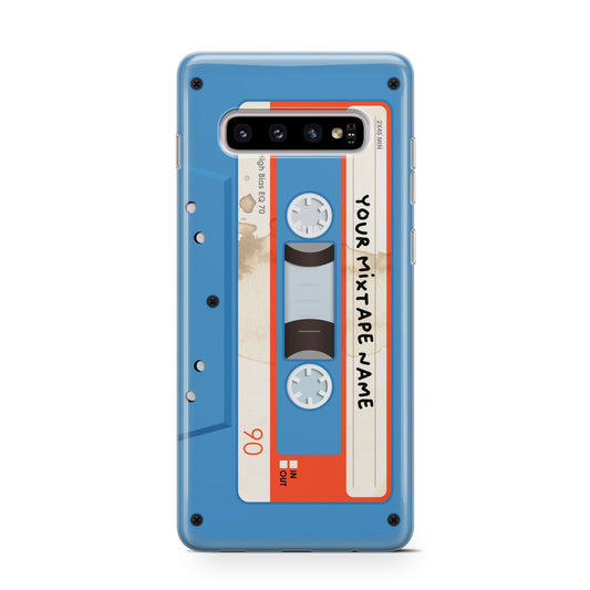 Blue Mixtape Custom Protective Samsung Galaxy Case