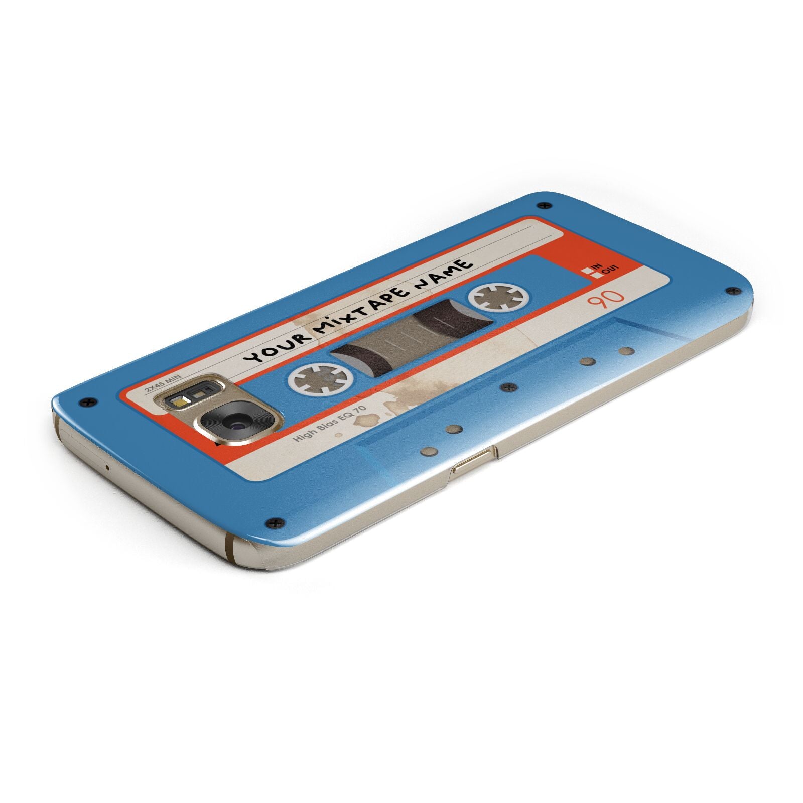 Blue Mixtape Custom Samsung Galaxy Case Top Cutout