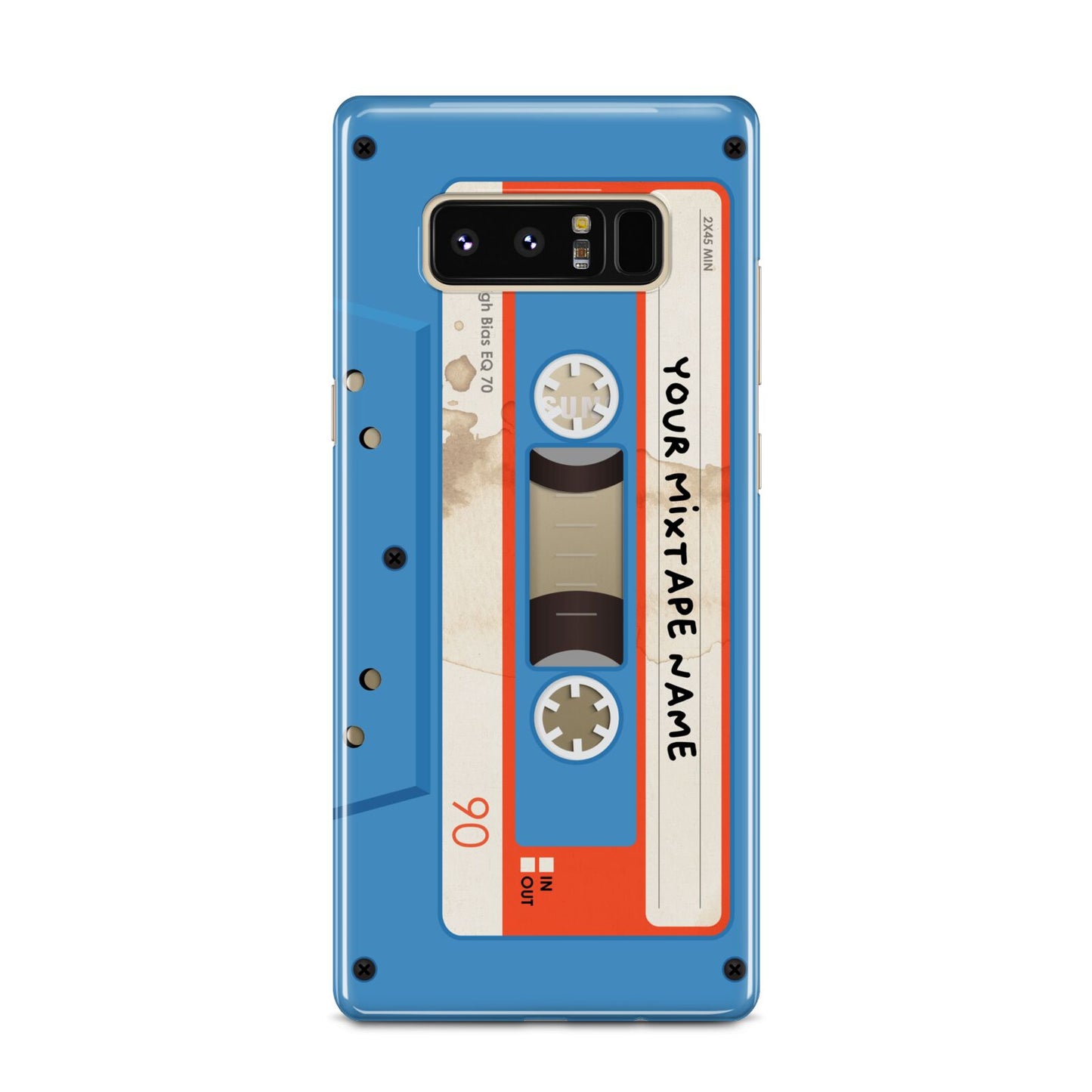 Blue Mixtape Custom Samsung Galaxy Note 8 Case