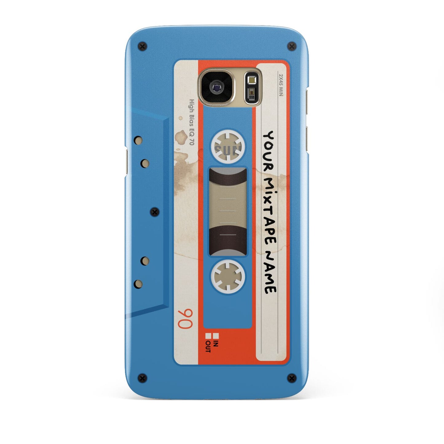 Blue Mixtape Custom Samsung Galaxy S7 Edge Case