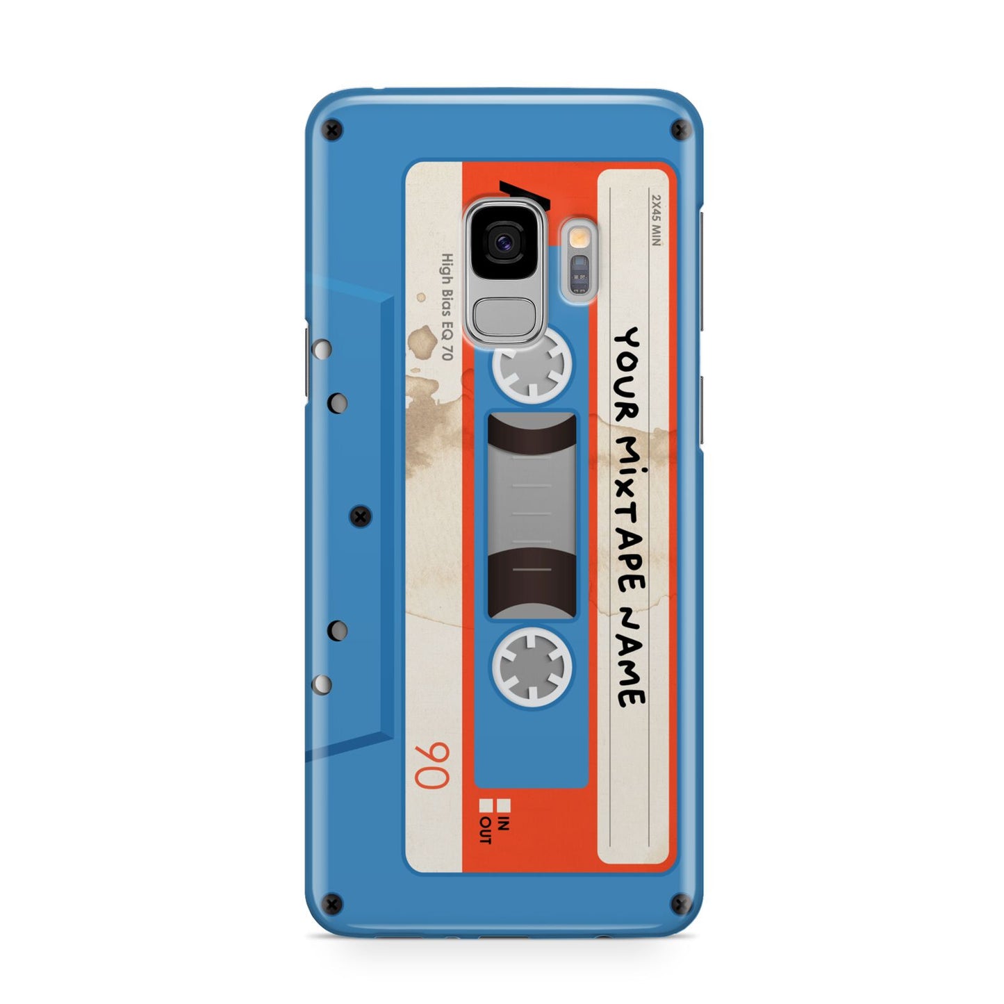 Blue Mixtape Custom Samsung Galaxy S9 Case