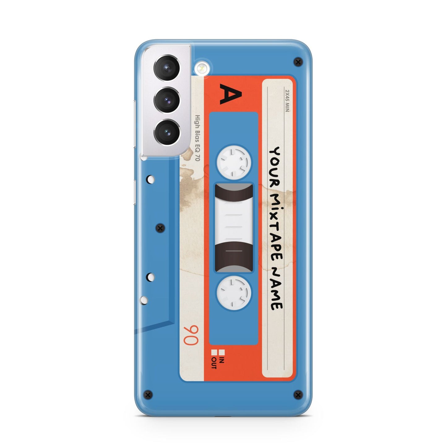 Blue Mixtape Custom Samsung S21 Case