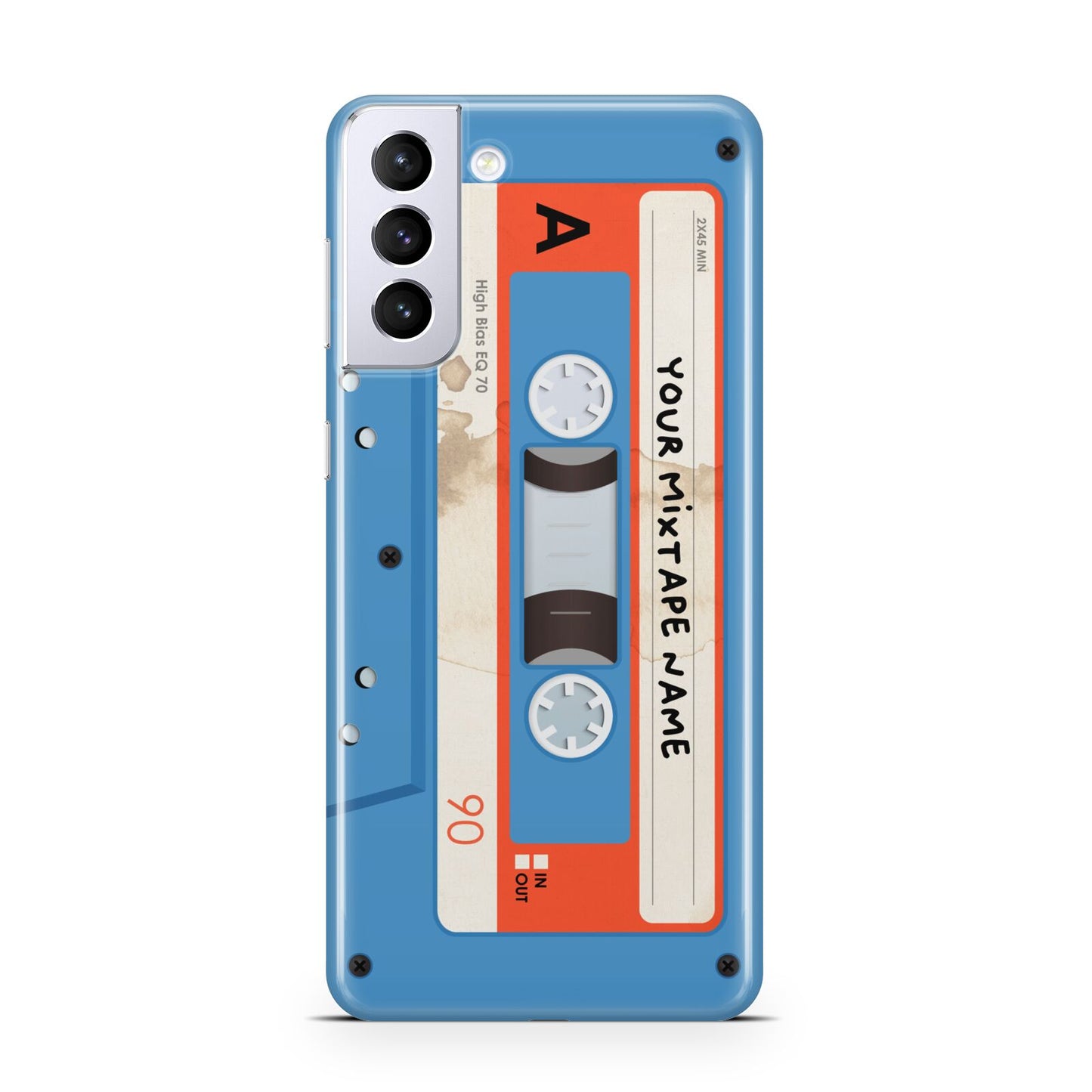 Blue Mixtape Custom Samsung S21 Plus Case