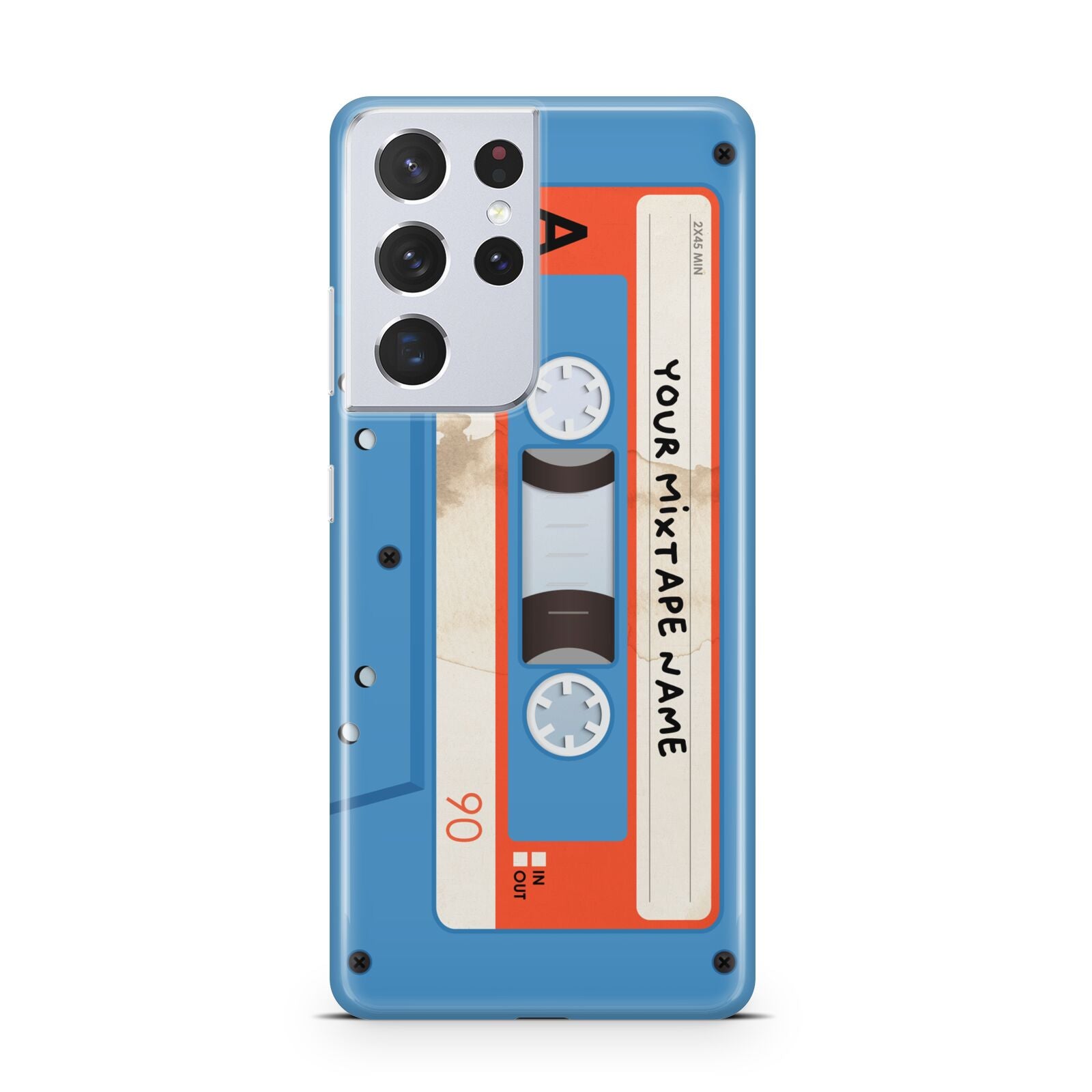 Blue Mixtape Custom Samsung S21 Ultra Case