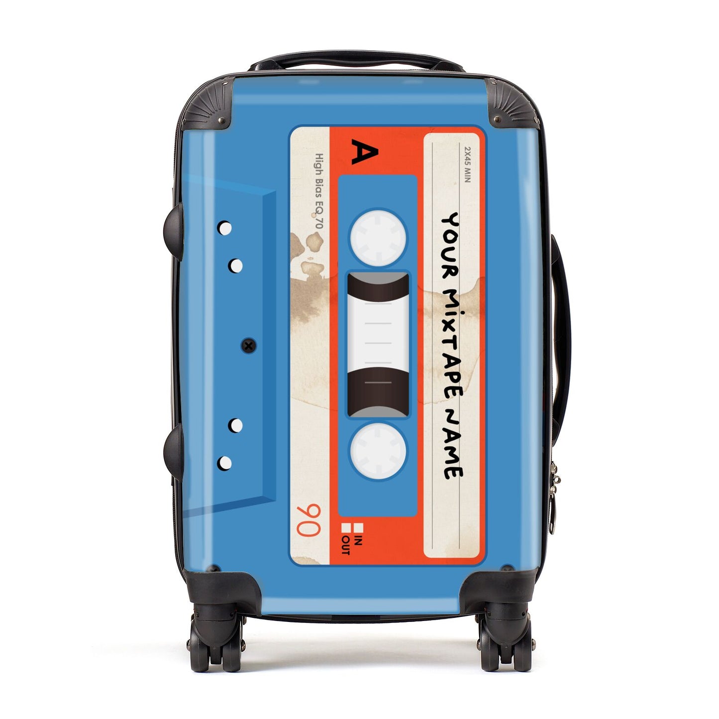 Blue Mixtape Custom Suitcase