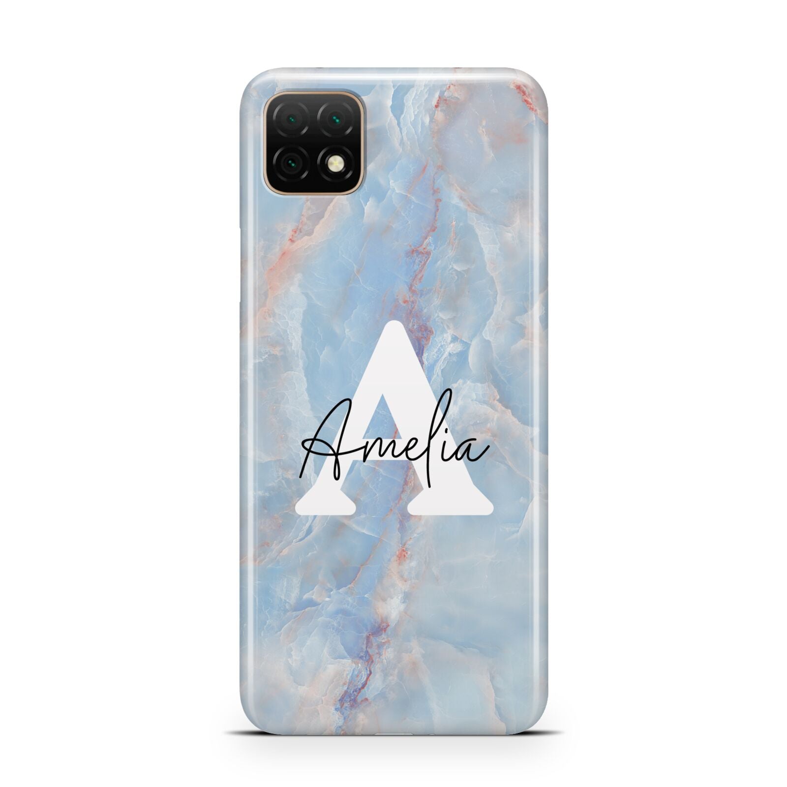 Blue Onyx Marble Huawei Enjoy 20 Phone Case