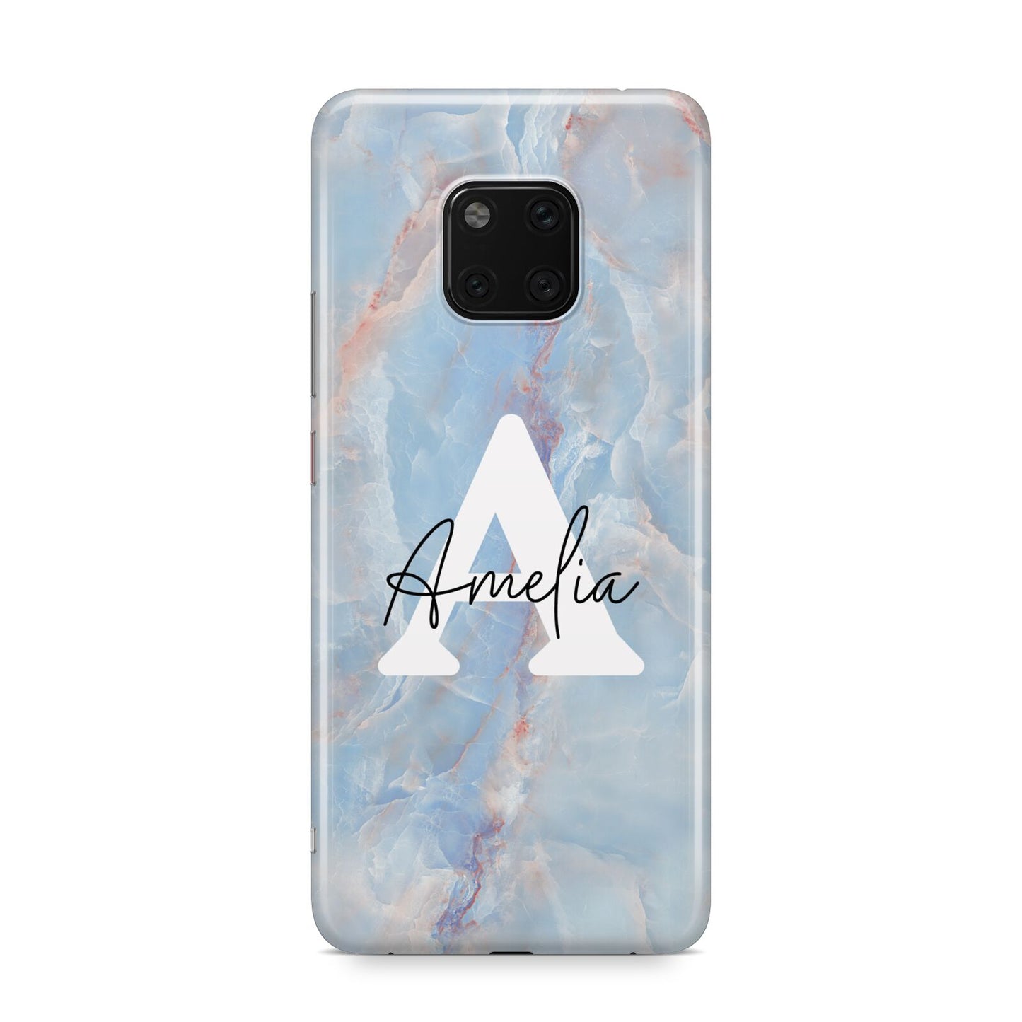 Blue Onyx Marble Huawei Mate 20 Pro Phone Case