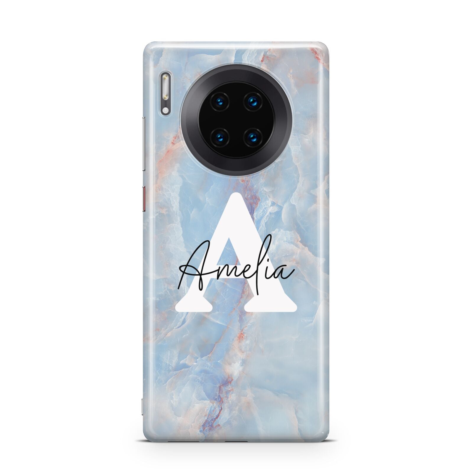 Blue Onyx Marble Huawei Mate 30 Pro Phone Case