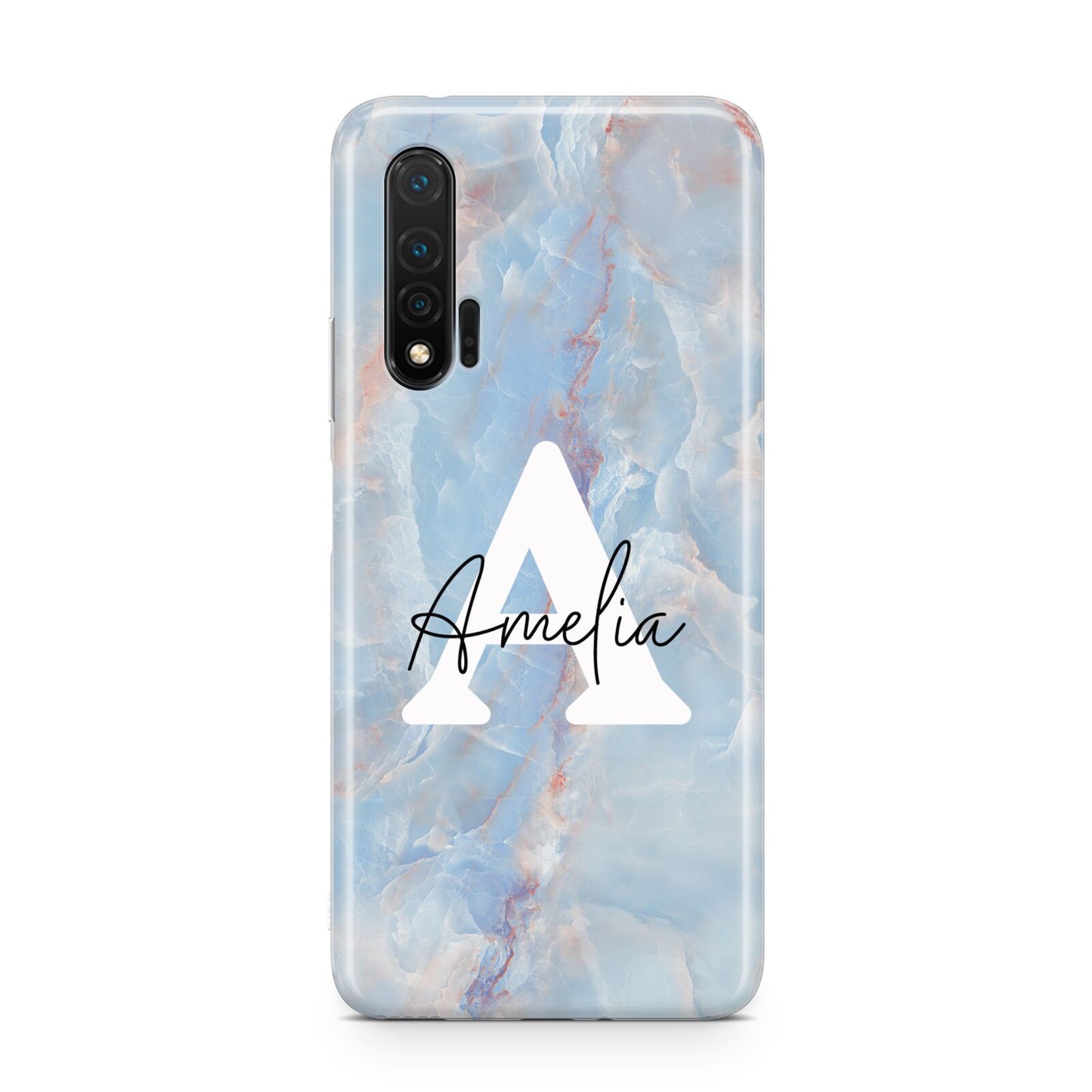 Blue Onyx Marble Huawei Nova 6 Phone Case