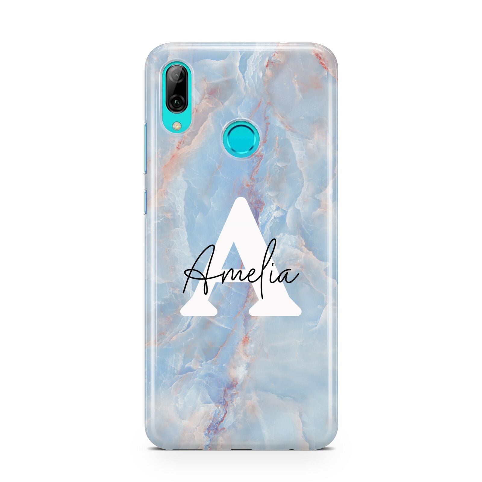 Blue Onyx Marble Huawei P Smart 2019 Case