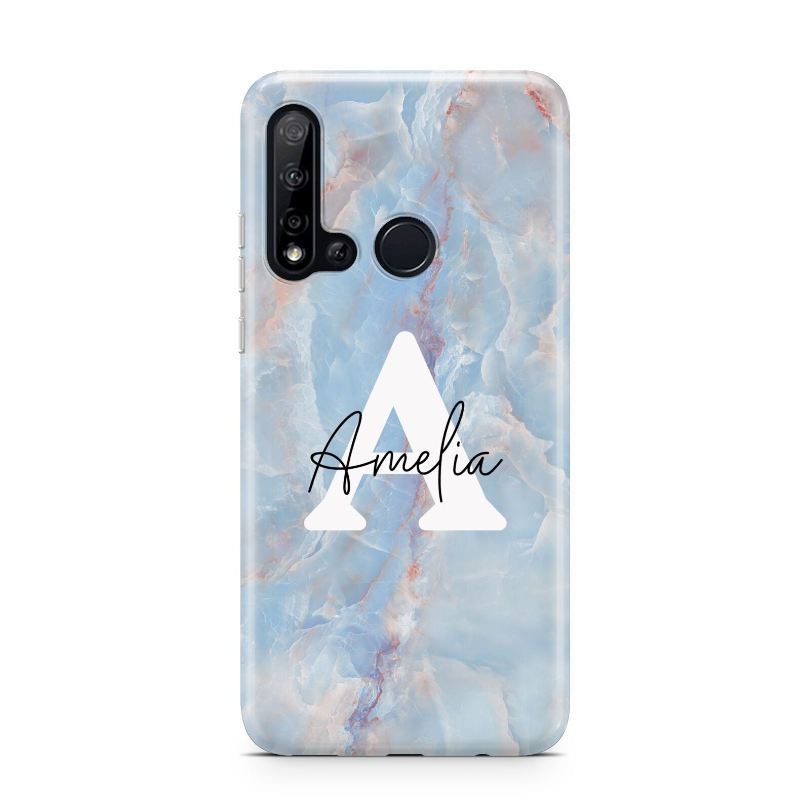 Blue Onyx Marble Huawei P20 Lite 5G Phone Case