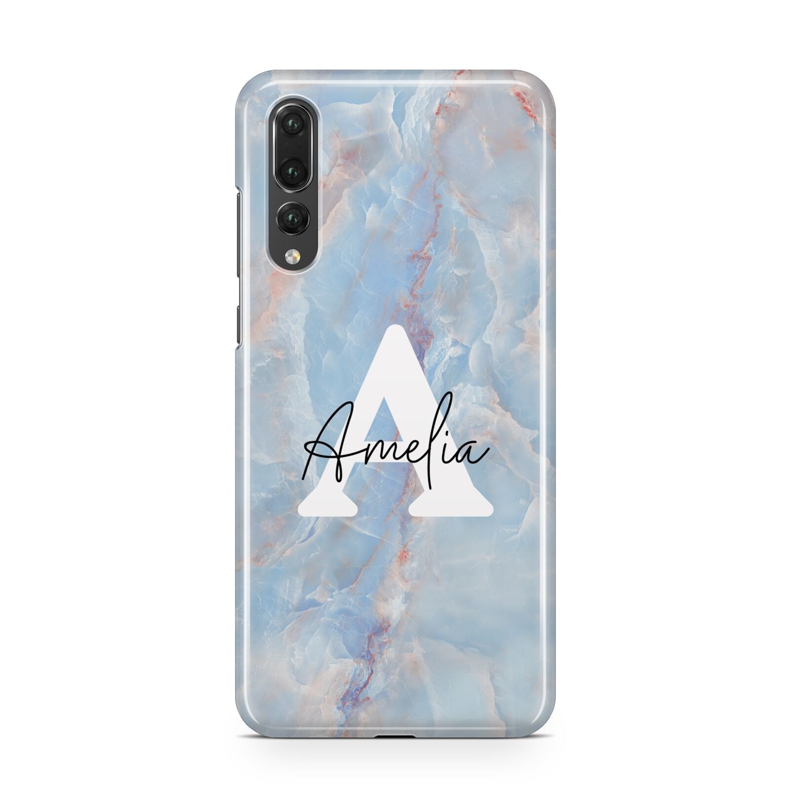 Blue Onyx Marble Huawei P20 Pro Phone Case